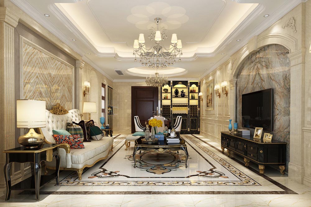 惠州101-200平米歐式風格利和豪庭室內設計效果圖